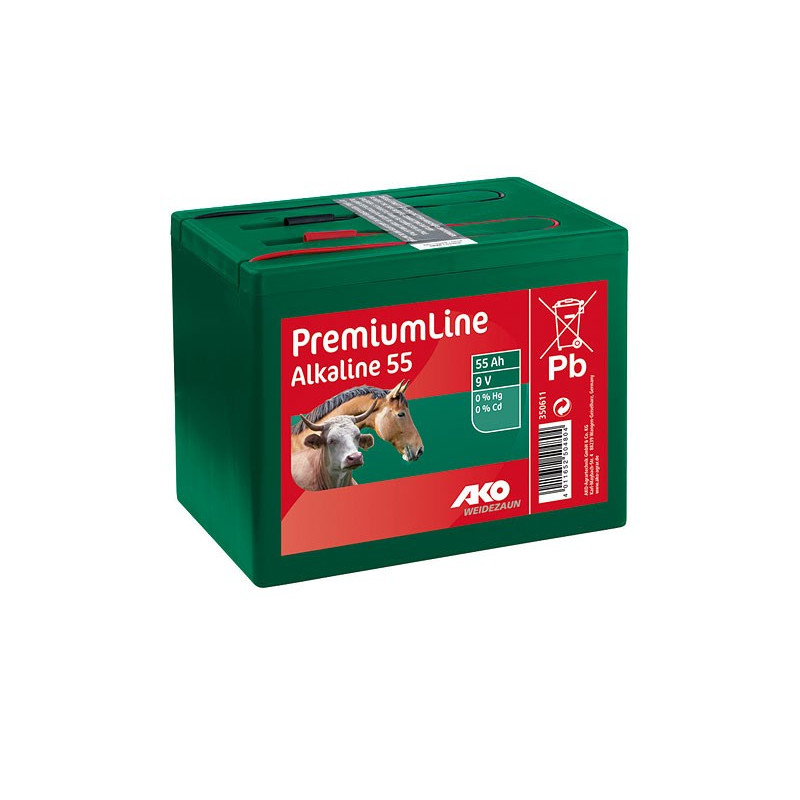 Elektrikarjuse patarei 9V/55 Ah Alkaline Elektrikarjuse patarei 9V/55 Ah Alkaline